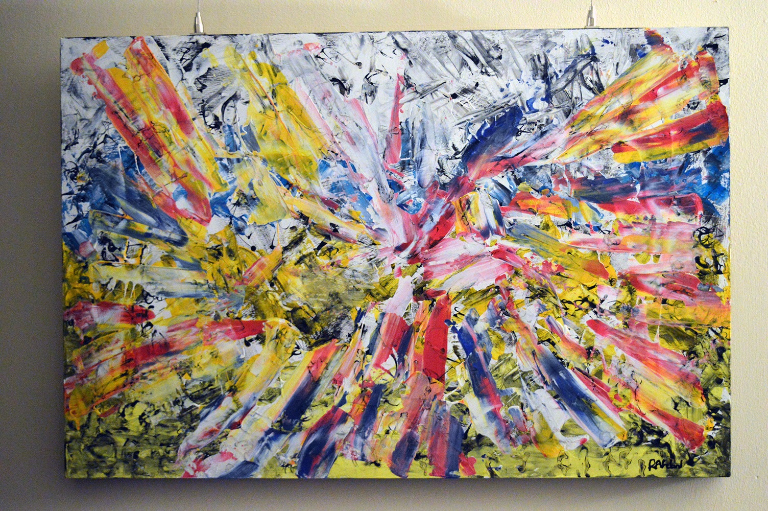 Contemporary abstract ideas about the light in the sky by Robert A. Ireland