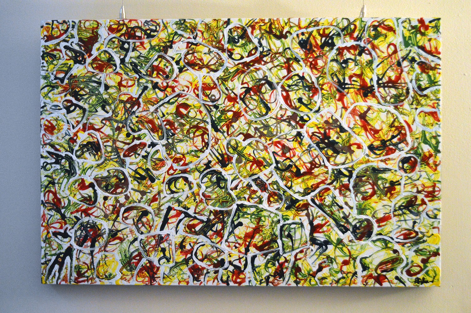 Contemporary abstract welcome to the jungle by Robert A. Ireland